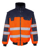 00920-660-141 Pilottitakki - hi-vis oranssi/tummansininen