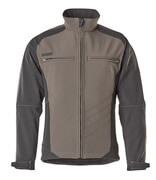 12002-149-1809 Softshell-takki - tumma antrasiitti/musta