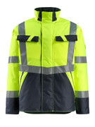 15935-126-17010 Talvitakki - hi-vis keltainen/tumma laivastonsininen