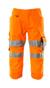 17549-860-14 ¾-housut polvitaskuilla - hi-vis oranssi