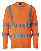 18281-995-14 T-Paita, pitkähihainen - hi-vis oranssi